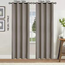 2pcs Blackout Curtains Thermal Insulated Lined Window Curtain Panels For Living Room, Bedroom, Kitchen, Bathroom, Home Decor Curtains For Living Room Room Decor Home Decor Living Room Kitchen Decor Living Room Decor Room Decor Curtains Bedroom