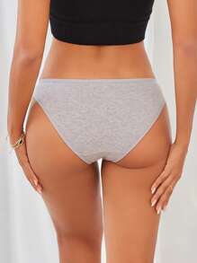 3 piezas de bragas para mujer, ropa interior femenina de lencería suave con diseño sexy de tiro bajo