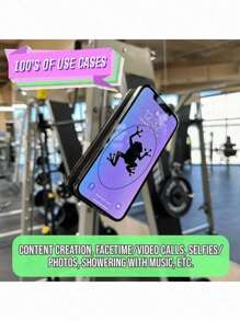 1 pieza Soporte multiusos para teléfono móvil con ventosa de silicona cuadrada de 24 agujeros, con fuerte adherencia, adecuado para diversos escenarios, evita que el teléfono se caiga, el movimiento al grabar vídeos y selfies, ventosa de silicona gruesa de 6g, ventosa de silicona para teléfono, soporte para teléfono de ventosa de silicona cuadrado de 24 piezas