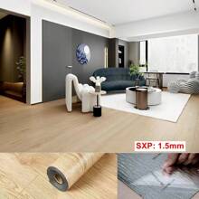 Self Adhesive Waterproof Thicken Matte Floor Stickers Home Decoration Kitchen Bathroom Wardrobe Floor Wood Grain Floor Stickers