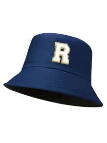 1pc Children's 26-Letter Bucket Hat, Fashionable And Versatile Outdoor Sun Hat, Suitable For Daily Outing In Spring And Summer, Suitable As A Gift