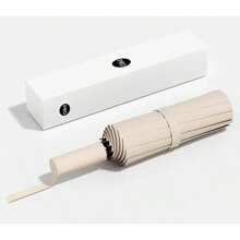 UPF50+ Windproof Umbrella Women/Men Auto UV Protection Parasol - Heavy Duty Compact Travel Business Wind-Resistant Sun Umbrellas - 霧霾藍 - 查看 3