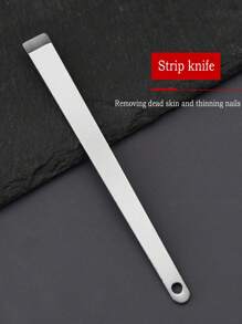 3 件套专业足部修复套装，不锈钢角质层推刀、指甲刀和角质层去除器，无味手动足部护理工具套装，用于去除死皮和矫正指甲生长 - 彩色 - 查看 4