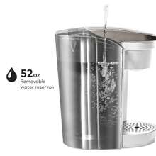 K-Select Single-Serve Pod Coffee Maker With 12oz Brew Size, Strength Control, Matte Black - White - View 5