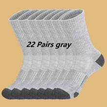 22 szt. Cienkie, oddychające, odprowadzające wilgoć skarpetki męskie, sportowe, casualowe, wiosna/lato