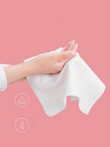 20pcs/Pack Compressed Towels, Thick Travel-Size Facial Cleansing Wipes, Disposable Face Washcloths Makeup Remover Towelettes