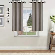 2pcs Blackout Curtains Thermal Insulated Lined Window Curtain Panels For Living Room, Bedroom, Kitchen, Bathroom, Home Decor Curtains For Living Room Room Decor Home Decor Living Room Kitchen Decor Living Room Decor Room Decor Curtains Bedroom