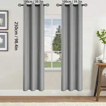 2pcs Blackout Curtains Thermal Insulated Lined Window Curtain Panels For Living Room, Bedroom, Kitchen, Bathroom, Home Decor Curtains For Living Room Room Decor Home Decor Living Room Kitchen Decor Living Room Decor Room Decor Curtains Bedroom