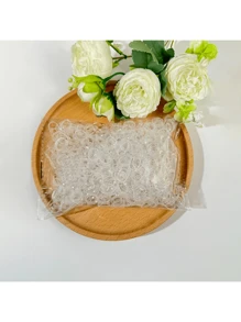 500/1000/2000 chiếc Dây buộc tóc cao su nhiều màu sắc, Dây buộc tóc mini trong suốt, Mềm mại & Co giãn, Có thể tái sử dụng cho hàng ngày, thể thao & du lịch, Nhỏ gọn & Dễ mang theo, Dây buộc tóc, Dây buộc tóc đuôi ngựa, Phụ kiện tóc bằng cao su, Phụ kiện làm đẹp tại nhà - Đen và trắng - Xem 2