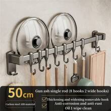 1 Piece Tool For Home Decoration Bathroom Hook No-Drill Hanging Rod Shovel Hanger Row Hook Multifunctional Wall-Mounted Storage Knife Holder