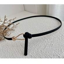 Women Skinny Waist Belt, Fashionable Suit Decoration Accessory For Dresses, Shirts, Trousers, Summer - Multicolor - View 7