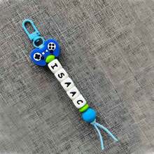 1pc Personalized Keychain/Bag Charm, Video Game, School Gift, Name Tag, Birthday, Goodie , Boy, Accessories