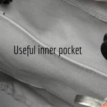New 1pc Waterproof Obag Inner Classic Mini Canvas Organizer Insert Lining Zipper Pocket For Standard Classic Mini O Bag Accessoires - Multicolor - View 8