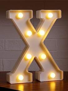 1 件 21.8 厘米/8.58 英寸高节日和派对灯饰，户外圣诞装饰灯，LED 灯，数字 0-9，字母 A-Z，圣诞装饰数字灯，节日配件，婚礼生日派对用品，房间场景装饰 - 暖白色 - 查看 13