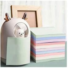 Paquete de 100 hojas/set de 4 colores de notas autoadhesivas, bloc de notas portátil para estudiantes, bloc de notas autoadhesivo adecuado para la escuela y la oficina
