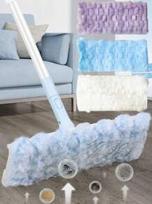 5/10/20/30pcs Anti-Static Cleaning Mop Pads, Reusable Disposable Dust-Absorbing Mop Paper For Home, Random Color - Multicolor - View 2