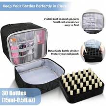 Makeup Bag Nail Polish Storage Organizer Portable Carry Case Essential Oils NEW Portable Essential Oils Organizer Nail Polish Storage Bag Cosmetic Carry Case UK