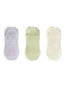 3/5/8 Pairs Of Yoga Fitness Sports Colorful Socks Women's Pilates Mesh Breathable Non-Slip Grip Socks For Dance Yoga Fitness Running
