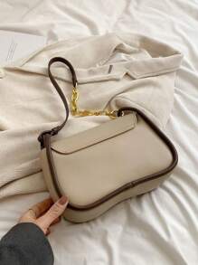 2025 Fashion Versatile Shoulder Diagonal Crossbody Bag For Women , Office Bag - Khaki - View 4