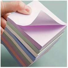 Paquete de 100 hojas/set de 4 colores de notas autoadhesivas, bloc de notas portátil para estudiantes, bloc de notas autoadhesivo adecuado para la escuela y la oficina