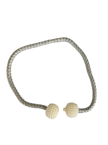 4 piezas Hebilla de perla Clip de cortina Tieback Estilo moderno Correas de respaldo Bola de perla Sujetadores de cortina Decoración del hogar Tieback de cortina - Unitalla - Ver 6