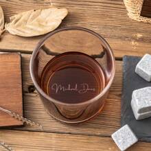 个性化威士忌酒杯套装、定制威士忌酒杯、威士忌爱好者的酒吧用具礼品套装、伴郎礼物、送给父亲的礼物、送给他的礼物、多功能、耐用、快干、防霉、可重复使用、装饰性、可爱、时尚、精致、可爱、整洁、高品质、现代、定制、个性化、独特、送给他的理想礼物、送给她的理想礼物、厨房、餐厅、浴室、客厅、卧室、学校、办公室、茶室、家居、花园 - 多色 - 查看 6