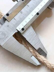 1 件卡其色藤条和柳条花园网 - 复古装饰绳网，适用于户外攀岩、天花板悬挂、楼梯保护 - 彩色 - 查看 10