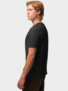 Shirt Men's Printed T-Shirt Friendz Journalism 100% Cotton Yarn 30.1 Combed Immediate Shipping - màu đen - Xem 2