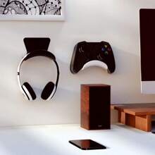 1PC Earphone Stand - Adhesive Gaming Earphone Hook, Universal Desktop Wall Mounted Hook, Suitable For Most Earphones/Controllers