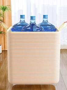 1pc Handmade Random Pattern Foldable Storage Bag For Bedding, Clothes, Toys, Versatile Large Capacity Zipped Organizer Bag With Zipper, Dust-Proof & Moisture-Proof, Space Saving Home & Travel Accessory, Cherry Print