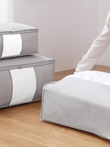 3 Pieces Of Holiday Decoration Storage, Clothes And Closet Storage, Clothes Quilts, Blankets, Storage Bags, Folding Zipper Storage Boxes, Large-Capacity Clothes Storage Boxes, Gray With Handles. Boy Valentine Heart Women's Valentinebedroom,Organizer,Organiser,Home Storage,White T Shirt Women,Black Pants Women,Ladies Winter Clothes,Dress,Winter Clothes For Ladies,Elegant Woman Dresses,White Shirt For Ladies,Long Sleeve,White Jumpsuit For Women,Spring Dresses For Women,Spring Outfits For Women,Spring,Spring Clothes,Minimalist,Summer Tops - Grey - View 5