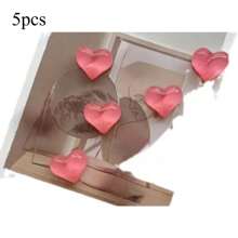 5/10/20 包磁性心形卡通防水防摔冰箱贴，磁铁+PVC 材质，冰箱贴套装，趣味留言贴纸，圣诞节、万圣节、感恩节礼物，厨房、客厅