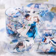 2m PET Decorative Tape, Multipurpose Decorative Sticker, Cute Summer Girls Tape - Multicolor - View 1