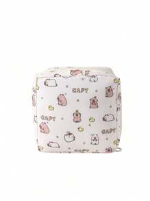 Sanitary Napkin Storage Bag, Portable Cosmetic Lipstick Bag, Cosmetic Lipstick Bag, Large Capacity Waterproof Cartoon Design, Coin Purse, Girl Cash Bag, Waterproof Cloth For Storage Of Sanitary Napkins And Pads, School Supplies Travel Necessities Makeup Bag, Holiday Necessities Makeup Bag, Makeup Bag, Makeup Bag, Makeup Storage, Travel Headset Replacement Storage Bag, Bedroom Accessories, Are Necessities For Girls To Go Out Makeup Travel Toiletry Organizer Essentials Gifts Storage Zipper Accessories Nail