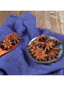 1pc 50g Dried Star Anise Spice, Suitable For Aroma Candle Making And Decoration With Dried Star Anise And Fennel Essential Oils As Fragrance Accessories For DIY Fragrance Usage For Removing Odor And Adding Fragrance In Rooms/Kitchens, Decorations, Festivals, Sichuan Pepper Seasoning, Suitable For Removing Odors And Decoration Packages In Vehicles