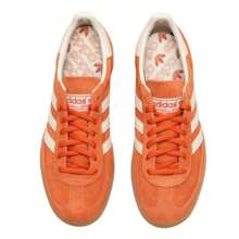 Adidas Originals Zapatillas casuales unisex, zapatillas bajas HANDBALL SPEZIAL, zapatillas retro, zapatillas deportivas cómodas y transpirables. - Rojo ladrillo/blanco roto - Ver 8