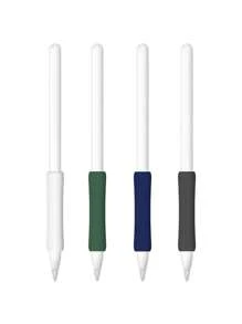 3 sztuki/zestaw miękkich silikonowych osłonek z uchwytem kompatybilnych z Apple Pencil 1./2. generacji, wygodne w dotyku prezenty dla matki, rodziny, przyjaciół, urodziny, akcesoria do długopisów świątecznych - Wielokolorowe - Zobacz 8