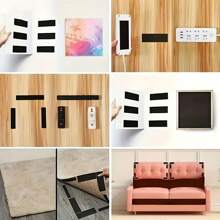12 bucăți/set benzi de fixare cu cârlig și buclă adezive rezistente, 1 inch X 4 inch, material din poliamidă, impermeabil și fără reziduuri, potrivite pentru casă, birou și instalare auto