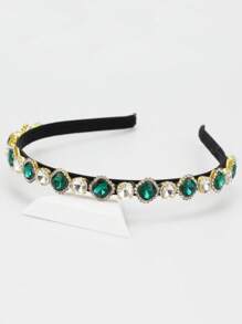 1 件装 女士 粉色 绿色 水晶 头带 水钻 时尚 发带 可作为礼物 发饰 - 彩色 - 查看 13