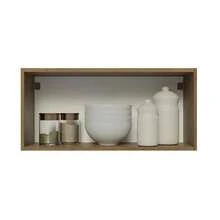 Alacena Gabinete Superior Cocina Madesa Lux 1 Puerta 70cm Color Rústico/gris - Marróm y Gris - Ver 5