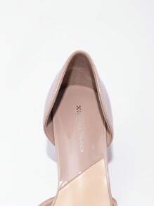 Xin Jing Shoes 2025秋冬新款女士时尚镂空高跟鞋，优雅，猫跟 - 杏色 - 查看 11