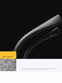 1 副男女通用 PC 半框纯色透明眼镜，时尚透明镜片，适合日常办公和阅读 - 無色 - 查看 8