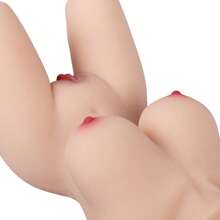 14 Inch Sex Doll For Men Masturbation Male Masturbator 2in Anus Vaginal Stimulator Breast Stimulation TPE Sexdolls Realistic Pocket Pussy Stroker Valentines Gifts For Him