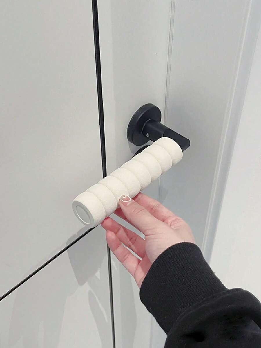 Bộ 5 miếng bảo vệ tay nắm cửa, silicon chống va chạm và tĩnh điện mùa đông, phòng cao cấp, cửa phòng tắm, uốn cong và cách nhiệt đa năng - Một cỡ - Xem 1