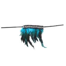 Gothic Style Feather Bracelet, Petite Fragrance Feather & Faux Pearl Wristband, Party & Ball Accessory - Multicolor - View 2