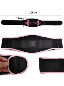 EMS Muscle Stimulation Abdominal Belt Trainer Stimulator Massage Massager Abdominal Shaping - Black - View 3