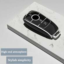 全新时尚 TPU 汽车钥匙壳 适用于梅赛德斯奔驰 A C E S G 级 GLC CLE CLA GLB GLS W177 W205 W213 W222 X167 AMG - 均碼 - 查看 10