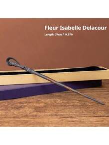 优质经典碳钢魔杖 - 角色扮演魔术棒 - 节日礼物摄影道具 - LARP 派对用品 - 舞台表演配件 - 礼品和收藏品 - 打开您自己的世界