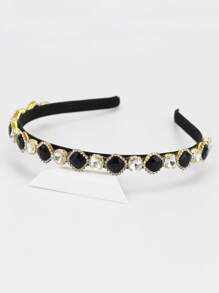 1 件装 女士 粉色 绿色 水晶 头带 水钻 时尚 发带 可作为礼物 发饰 - 彩色 - 查看 15