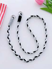 1 件带夹子的编织腕带挂绳，可调节双色编织带，适用于手机、手提包或背包 - 彩色 - 查看 22